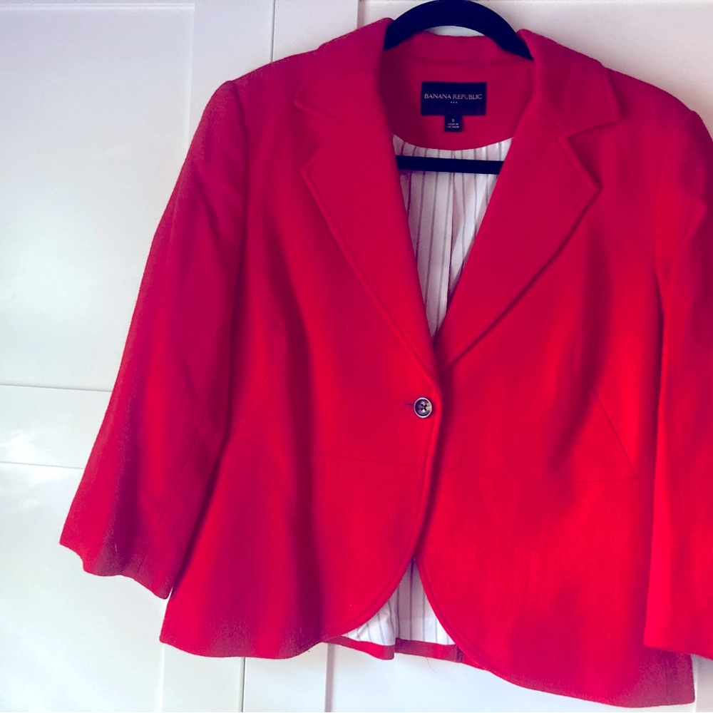 Banana Republic crop wool jacket